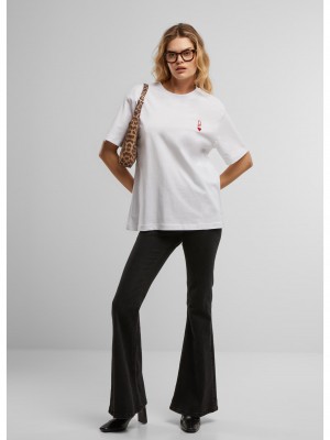 Тениска Queen Card EMB Tee white XXL