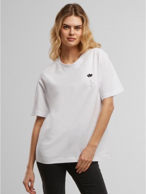 Тениска Love In The Air EMB Tee white XXL