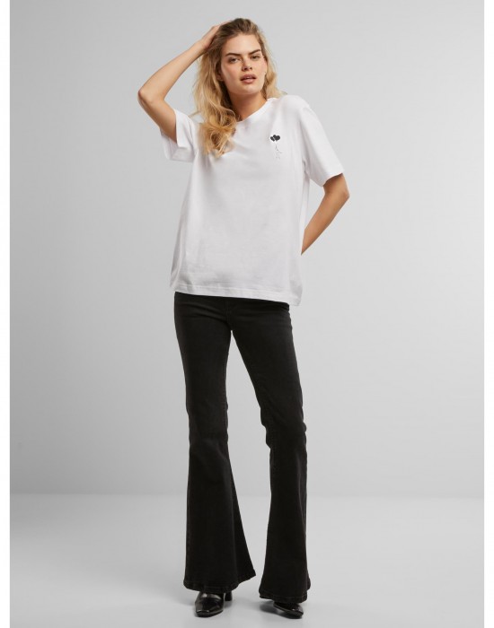 Тениска Love In The Air EMB Tee white XXL