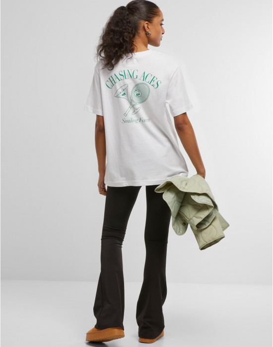 Тениска Chasing Aces Tee white XXL