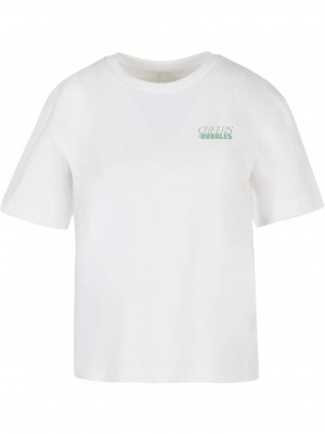 Тениска Cheers And Bubbles Tee white XXL