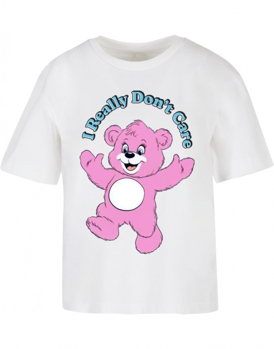 Тениска Really Don't Care Pink Bear Tee white XXL