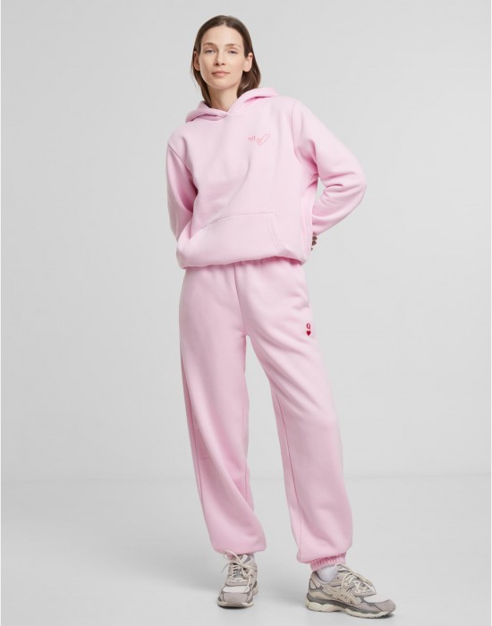 Суичър Heart Signs EMB Ladies Fluffy Hoody softpink XXL