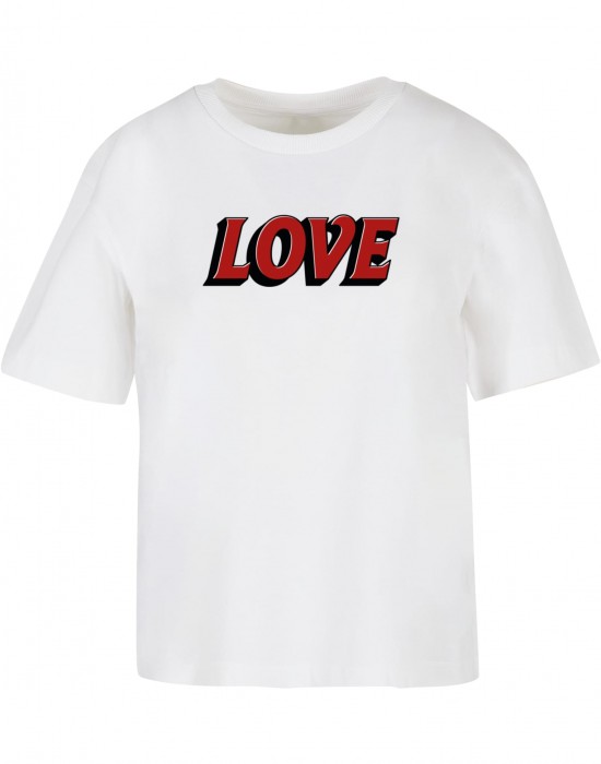 Тениска Big Love Letters Tee white XXL