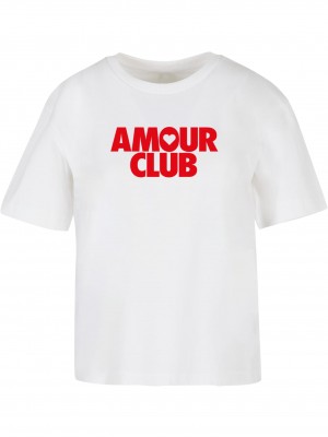 Тениска Amour Club Heart Tee white XXL