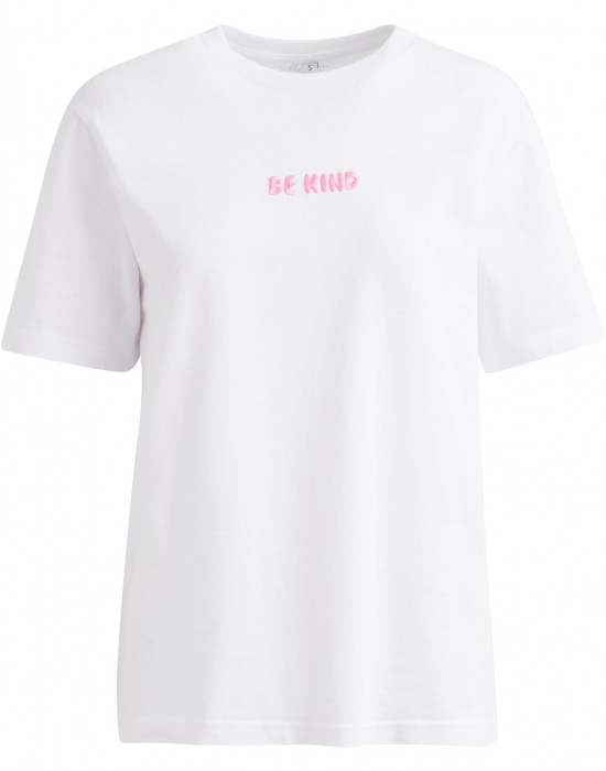 Тениска Be Kind Heart EMB Tee white XXL