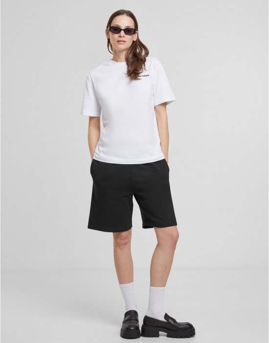 Тениска Be Happy Wording EMB Tee white XXL