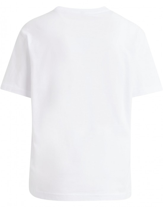 Тениска Be Happy Wording EMB Tee white XXL