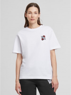 Тениска Los Angeles Roses EMB Tee white XXL