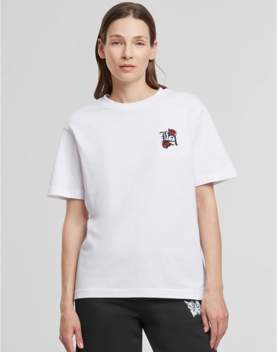 Тениска Los Angeles Roses EMB Tee white XXL