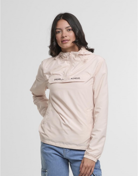 Дамско Яке Dream Believe Achieve Ladies Basic Pull Over Jacket light pink XXL