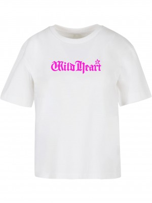 Тениска Ladies Wild Pink Tee white XXL