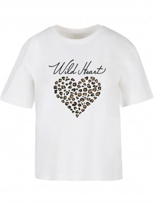 Тениска Wild Heart Leo Tee white XXL