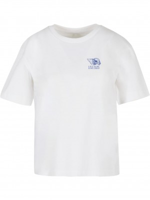 Тениска Live Slow Seashells Tee white XXL