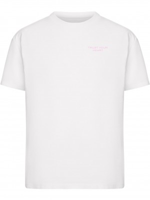 Тениска Trust Your Heart Tee white XXL