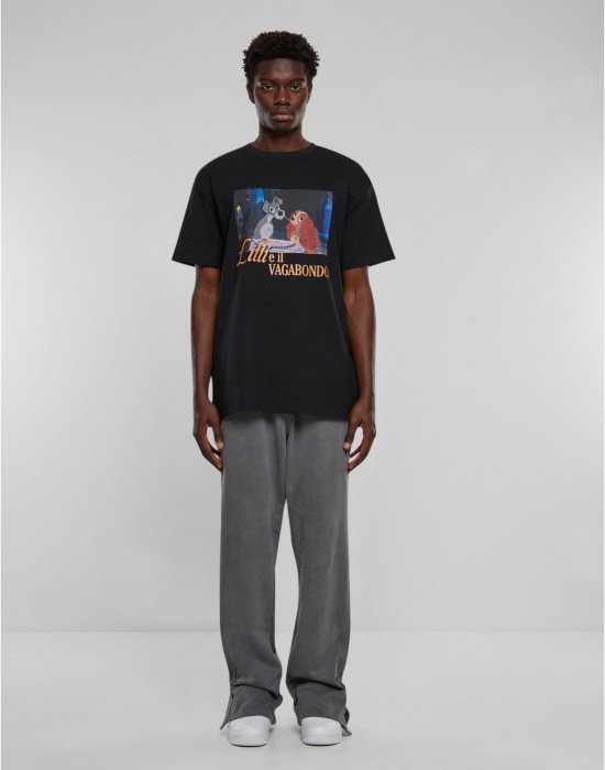 Тениска Lilli e il Vagabondo Heavy Oversize Tee black XS Тениска Lilli e il Vagabondo Heavy Oversize Tee black XS