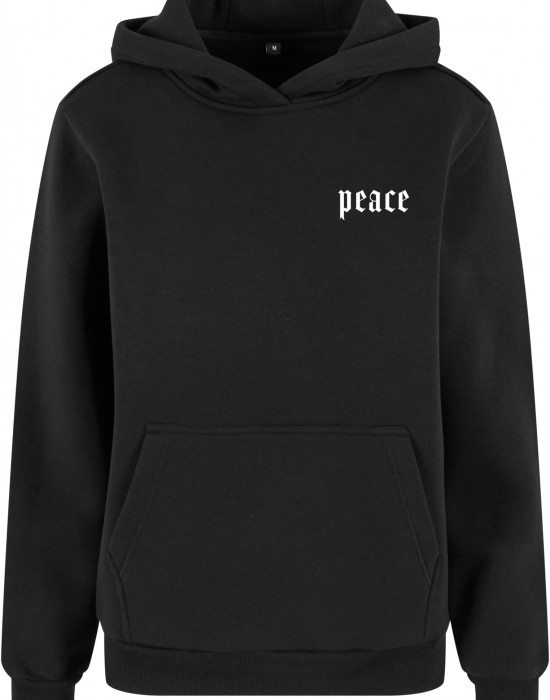 Суичър Girls Peace Hand Ladies Fluffy Hoody black XXL