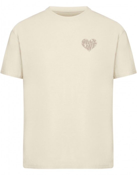 Тениска Only Love Heart Tee sand XXL