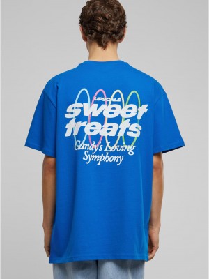 Тениска Sweet Treats Heavy Oversize Tee cobalt blue XXL