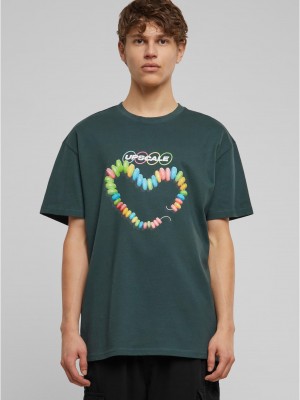 Тениска Sweet Treats Heavy Oversize Tee bottlegreen XXL