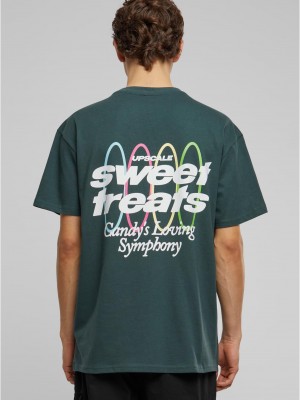 Тениска Sweet Treats Heavy Oversize Tee bottlegreen XXL