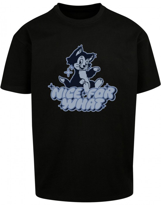 Тениска Nice for what Heavy Oversize Tee black XXL Тениска Nice for what Heavy Oversize Tee black XXL