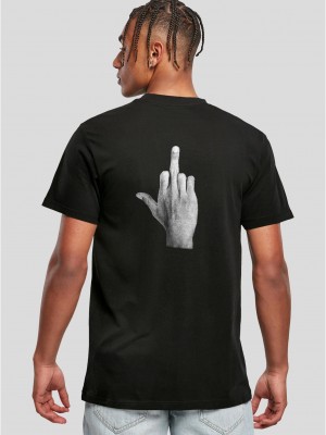 Тениска I Don't Give A Tee black XXL