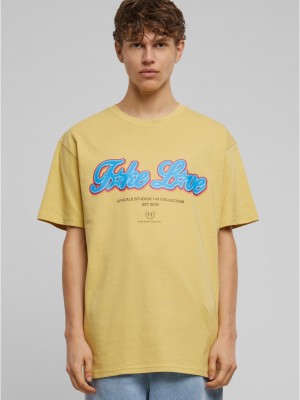 Тениска F*ke L*ve Heavy Oversize Tee palemoss XXL