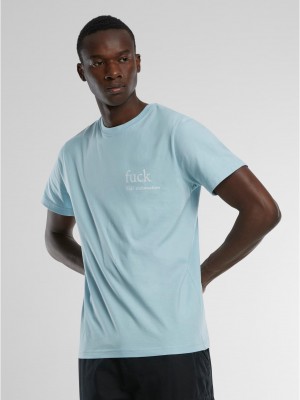 Тениска FCK Tee oceanblue XXL