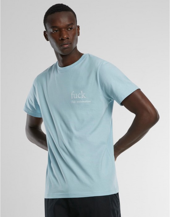 Тениска FCK Tee oceanblue XXL Тениска FCK Tee oceanblue XXL