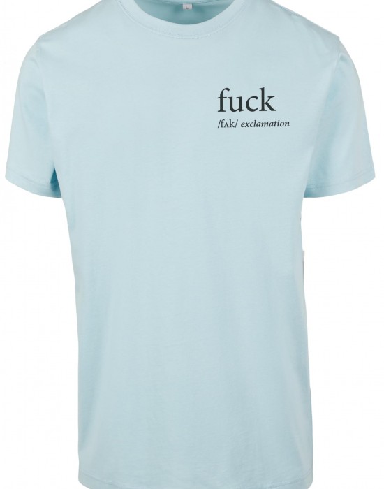 Тениска FCK Tee oceanblue XXL Тениска FCK Tee oceanblue XXL