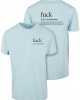 Тениска FCK Tee oceanblue XXL Тениска FCK Tee oceanblue XXL