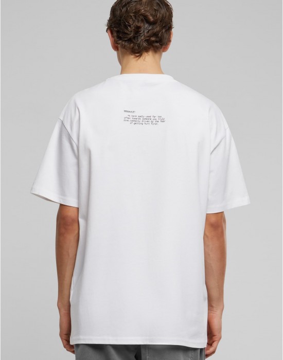 Тениска FU Heavy Oversize Tee white XXL Тениска FU Heavy Oversize Tee white XXL