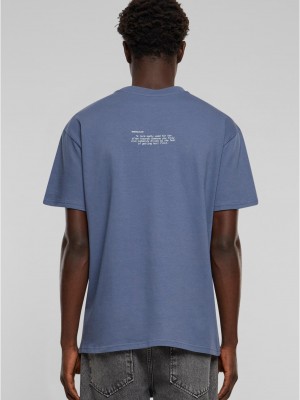 Тениска FU Heavy Oversize Tee vintageblue XXL