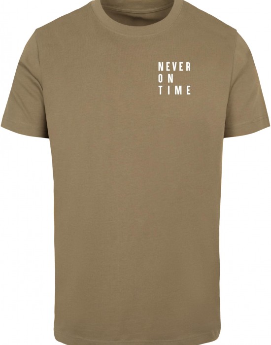 Тениска Never On Time Tee olive XXL Тениска Never On Time Tee olive XXL