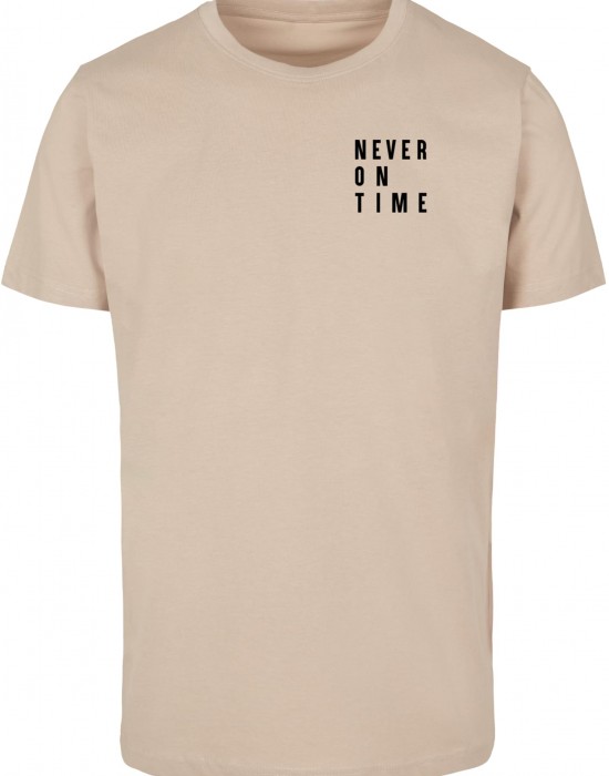 Тениска Never On Time Tee sand XXL