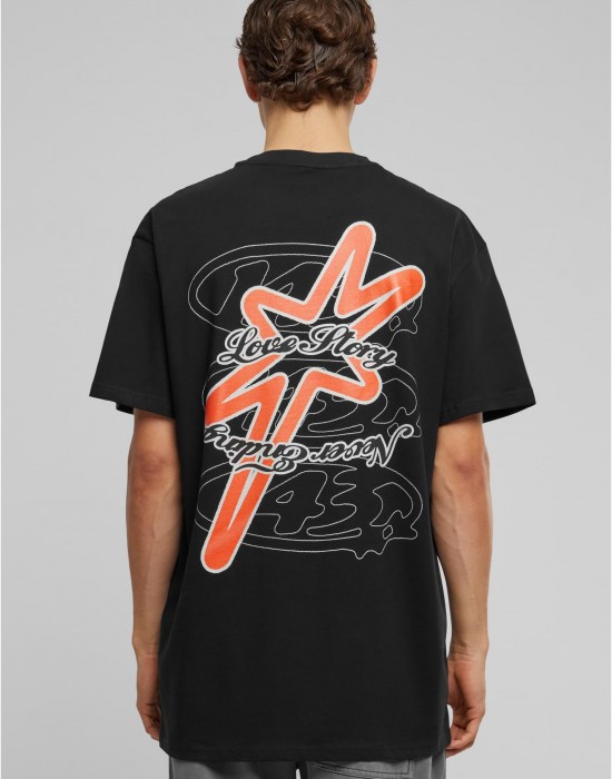 Тениска Never ending... Heavy Oversize Tee black XXL Тениска Never ending... Heavy Oversize Tee black XXL