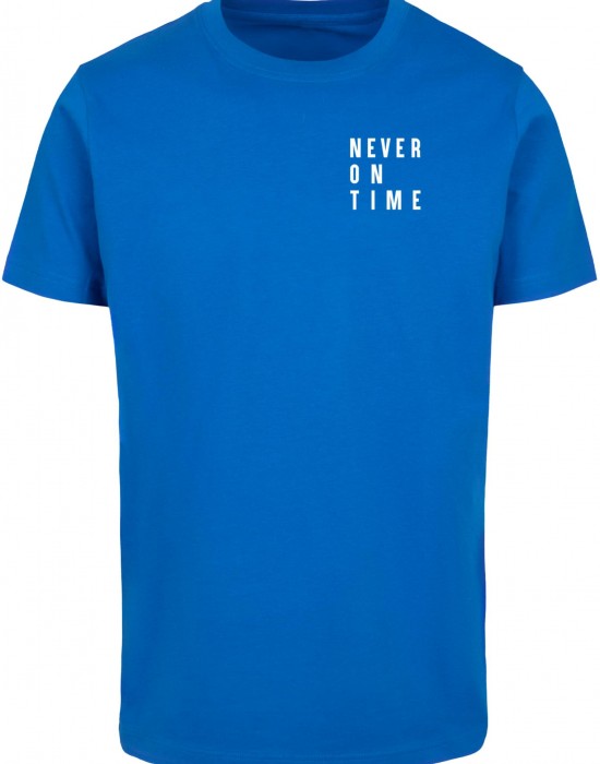 Тениска Never On Time Tee cobalt blue XXL