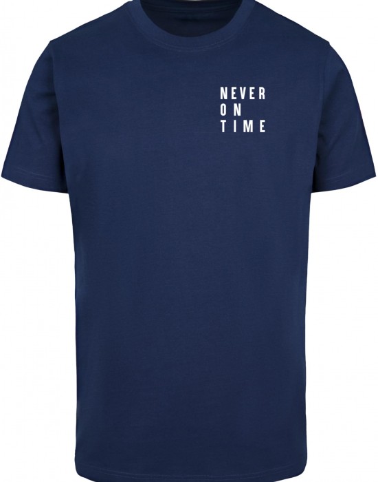 Тениска Never On Time Tee light navy XXL Тениска Never On Time Tee light navy XXL