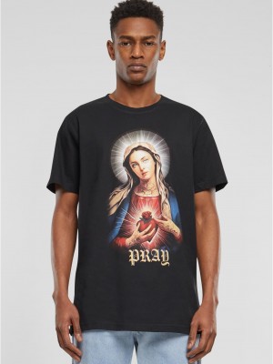 Тениска Praying Mary Tee black XXL