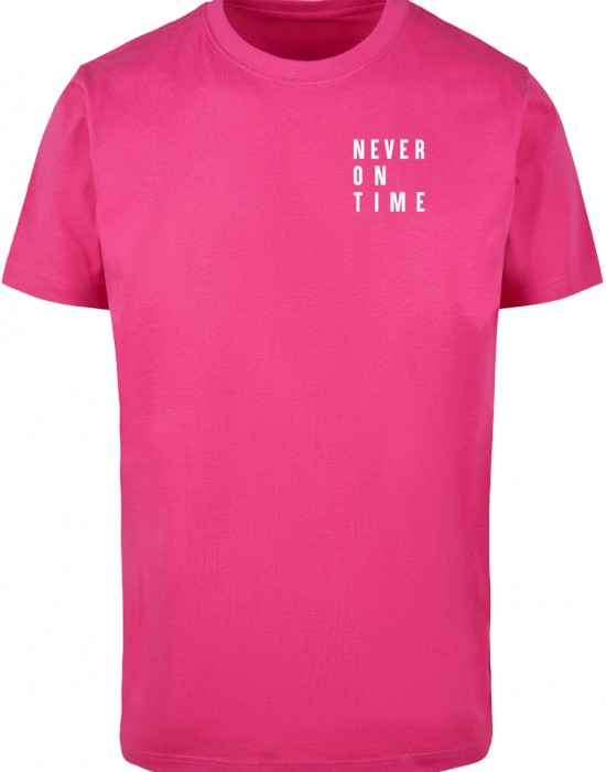 Тениска Never On Time Tee hibiskus pink XXL Тениска Never On Time Tee hibiskus pink XXL