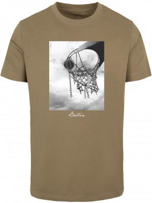 Тениска Ballin 2.0 Tee olive XXL