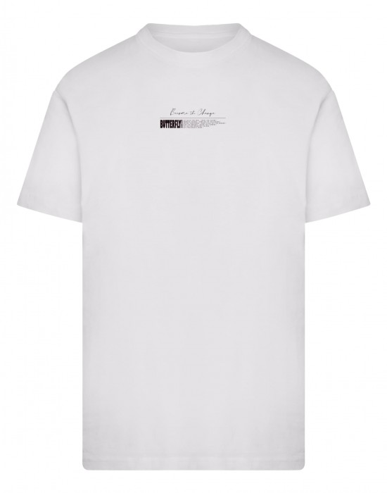 Тениска Become the Change Butterfly 2.0 Tee white XXL