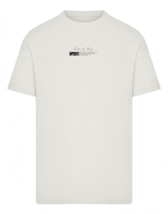 Тениска Become the Change Butterfly 2.0 Tee lightasphalt XXL Тениска Become the Change Butterfly 2.0 Tee lightasphalt XXL