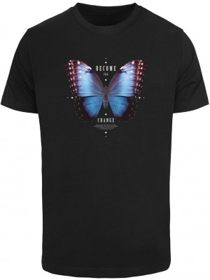 Тениска Become the Change Butterfly Tee black XXL