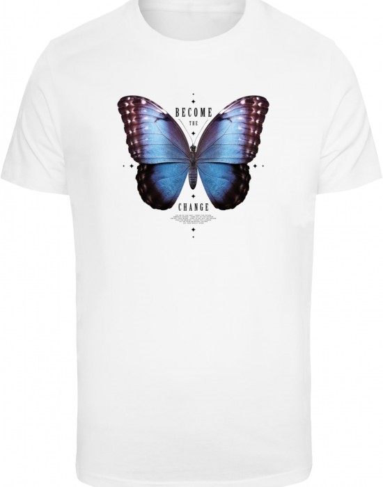 Тениска Become the Change Butterfly Tee white XXL Тениска Become the Change Butterfly Tee white XXL