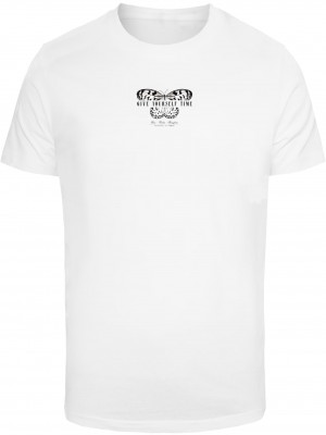 Тениска Give Yourself Time Tee white XXL