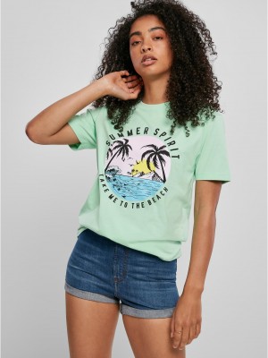 Тениска Ladies Summer Spirit Tee neo mint XS