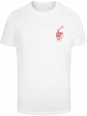 Тениска Skulls Bento Tee white XXL