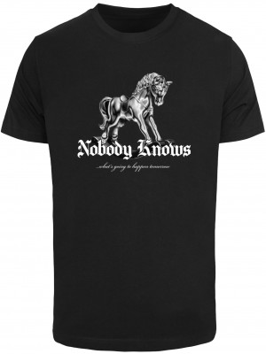 Тениска Nobody Knows Tee black XXL
